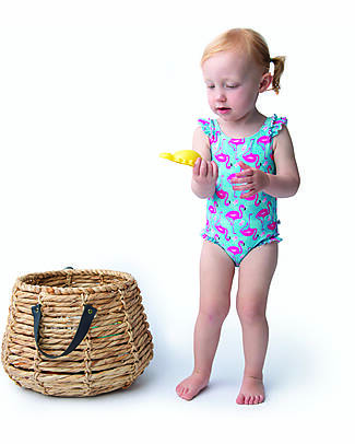Zoocchini Baby Ruffled One Piece Swimsuit - Franny the Flamingo Swimsuits