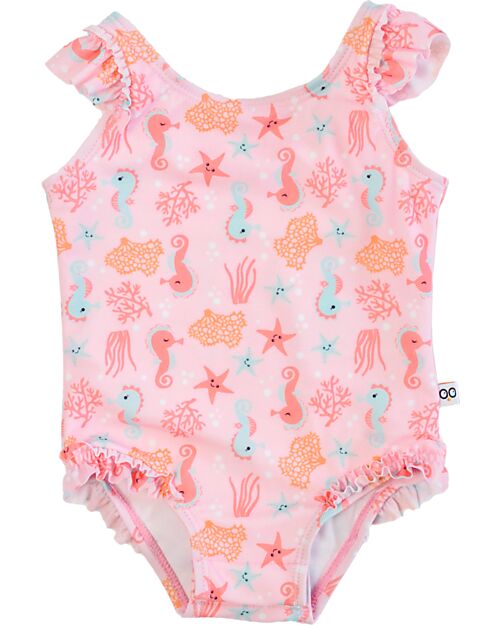 Zoocchini Baby Ruffled One Piece Swimsuit - Sally the Seahorse Swimsuits