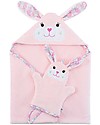 Zoocchini Baby Towel with Hood, Beatrice the Bunny - 100% cotton Towels And Flannels