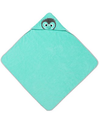 Zoocchini Baby Towel with Hood - Hedgehog - 100% cotton Towels And Flannels