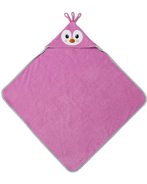 Zoocchini Baby Towel with Hood - Penguin - 100% cotton Towels And Flannels