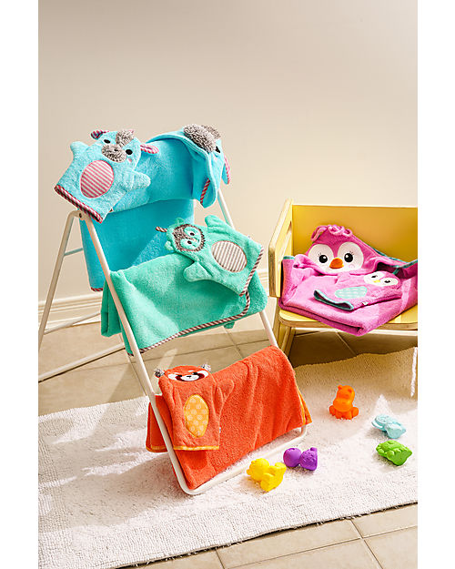 Zoocchini Baby Towel with Hood - Red Panda - 100% cotton Towels And Flannels