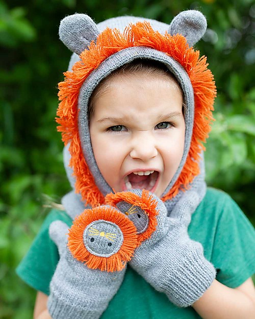 Zoocchini Balaclava Baby Hat, Leo the Lion - Fleece-lined! Winter Hats