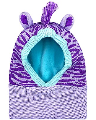 Zoocchini Balaclava Baby Hat - Zebra - Fleece-lined! Hats