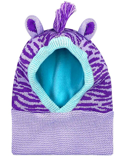 Zoocchini Balaclava Baby Hat - Zebra - Fleece-lined! Winter Hats