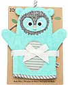 Zoocchini Bath Mitt - Hedgehog - 100% cotton Bath Gloves