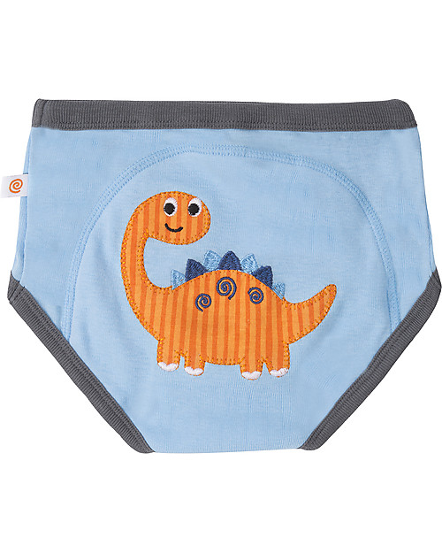 Zoocchini Boys Padded Training Pant Set, 3 pieces, Jurassic Friends - 100% organic cotton Briefs