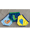 Zoocchini Boys Padded Training Pant Set, 3 pieces, Jurassic Friends - 100% organic cotton Briefs
