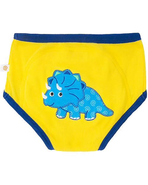Zoocchini Boys Padded Training Pant Set, 3 pieces, Jurassic Friends - 100% organic cotton Briefs