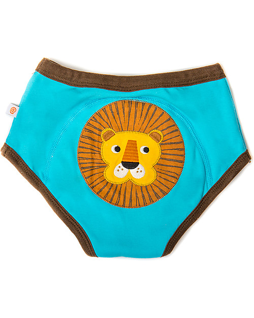 Zoocchini Boys Padded Training Pant Set, 3 pieces, Safari Friends - 100% organic cotton Briefs