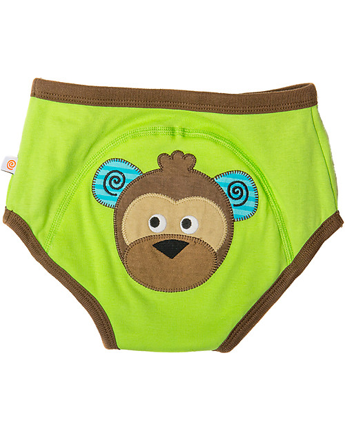 Zoocchini Boys Padded Training Pant Set, 3 pieces, Safari Friends - 100% organic cotton Briefs