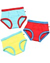 Zoocchini Boys Padded Training Pants - Ocean Pals- Set of 3 - 100% Organic Cotton Briefs