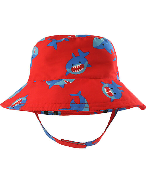 Zoocchini Bucket Sun Hat - UPF 50+ - Sherman the Shark Sunhats