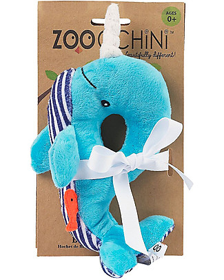 Zoocchini Buddy Rattles, Whale - Velour Rattles