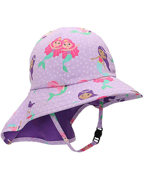 Zoocchini Cape Sun Hat - UPF 50+ - Mermaid Sunhats