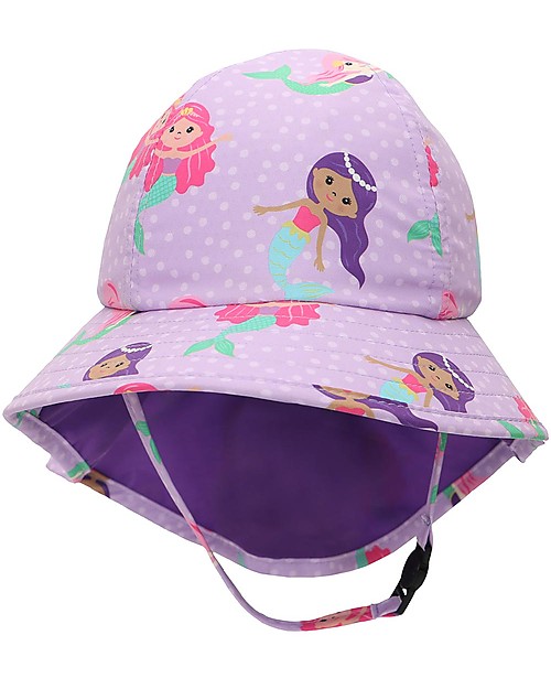 Zoocchini Cape Sun Hat - UPF 50+ - Mermaid Sunhats