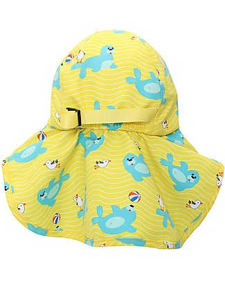 Zoocchini Cape Sun Hat - UPF 50+ - Seal Sunhats