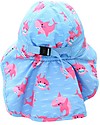 Zoocchini Cape Sun Hat - UPF 50+ - Sophie the Shark Sunhats