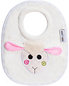 Zoocchini Dribble Bib, Lola the Lamb - 100% cotton Snap Bibs