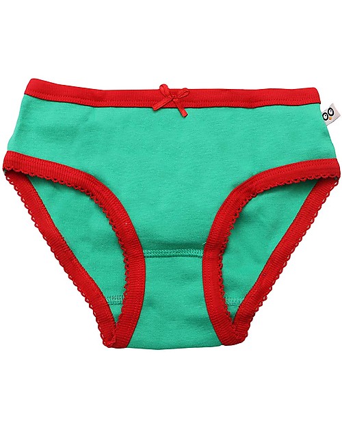7-pack cotton thong briefs - Mint green/Days of the week - Ladies