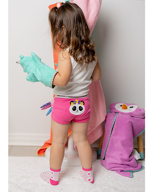 Zoocchini Girls Hipsters Shorts Set of 3 - Flower Power - 100% Organic Cotton Briefs