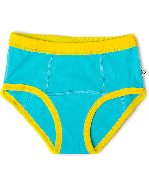 Zoocchini Girls Padded Training Pant Set, 3 pieces, Safari Friends - 100% organic cotton Briefs