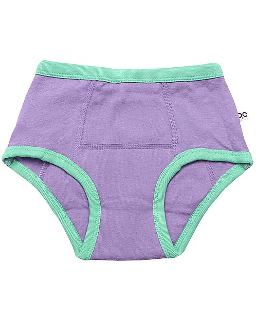 Zoocchini Girls Padded Training Pants - Dancers - Set of 3 - 100% Organic Cotton Briefs