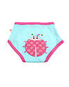 Zoocchini Girls Padded Training Pants - Garden Creatures - Set of 3 - 100% Organic Cotton Briefs