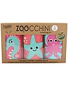 Zoocchini Girls Padded Training Pants - Ocean Gals - Set of 3 - 100% Organic Cotton Briefs
