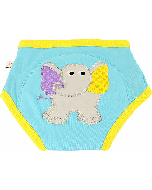 Zoocchini Girls Padded Training Pants - Zoo Friends - Set of 3 - 100% Organic Cotton Briefs