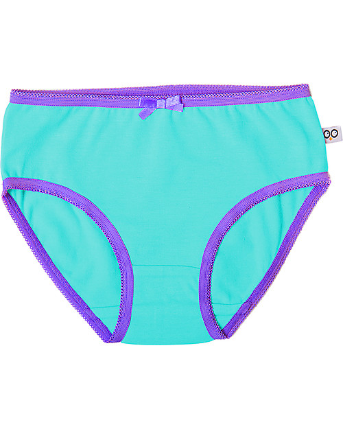 Zoocchini Girls Pants, Calypso - Set of 3 100% Organic Cotton Briefs