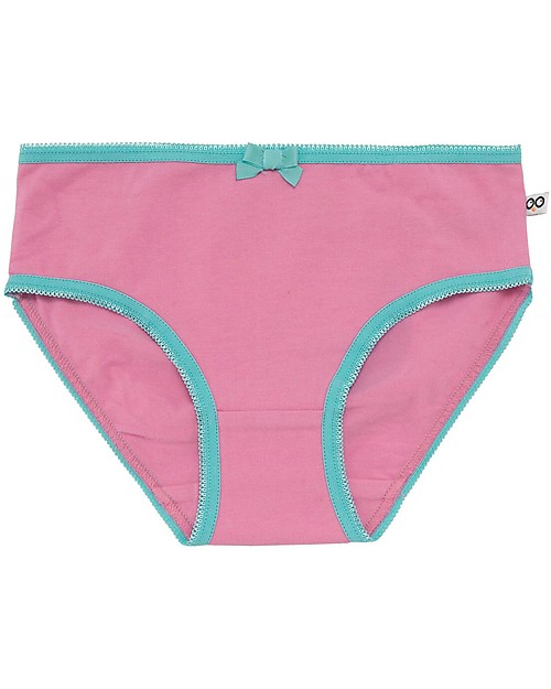 Zoocchini Girls Pants, Coral Caribe - Pacco da 3, 100% cotone bio Briefs