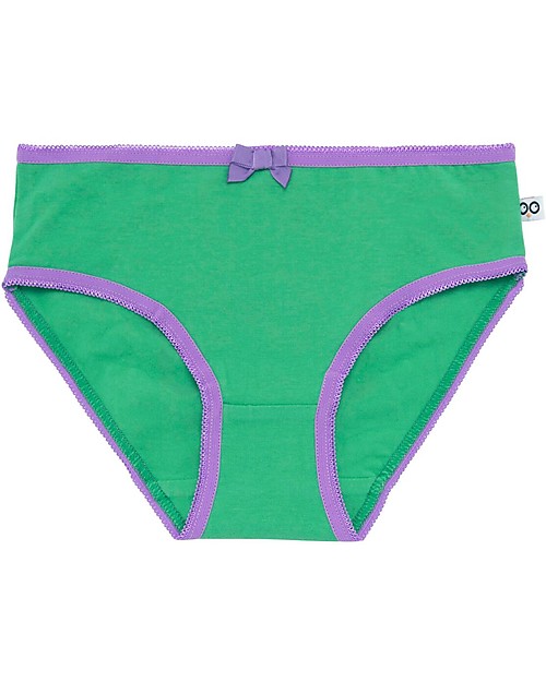 Zoocchini Girls Pants, Coral Caribe - Pacco da 3, 100% cotone bio Briefs