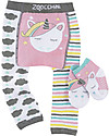 Zoocchini Grip+Easy Anti-slip Leggings & Socks Set - Allie the Unicorn Leggings