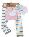 Zoocchini Grip+Easy Anti-slip Leggings & Socks Set - Allie the Unicorn Leggings
