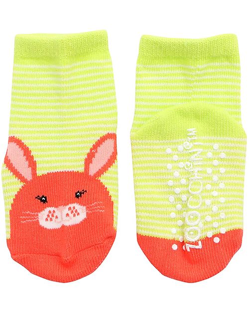 Zoocchini Grip+Easy Anti-slip Leggings & Socks Set - Bella the Bunny Leggings