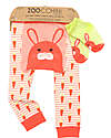 Zoocchini Grip+Easy Anti-slip Leggings & Socks Set - Bella the Bunny Leggings