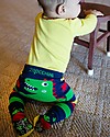Zoocchini Grip+Easy Anti-slip Leggings & Socks Set - Devin the Dinosaur Leggings