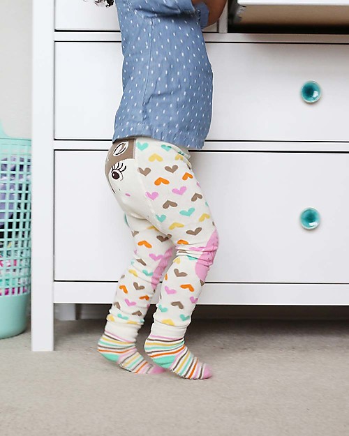 Zoocchini Grip+Easy Anti-slip Leggings & Socks Set - Fiona the Fawn Leggings