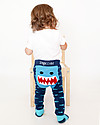 Zoocchini Grip+Easy Anti-slip Leggings & Socks Set - Sherman the Shark Leggings