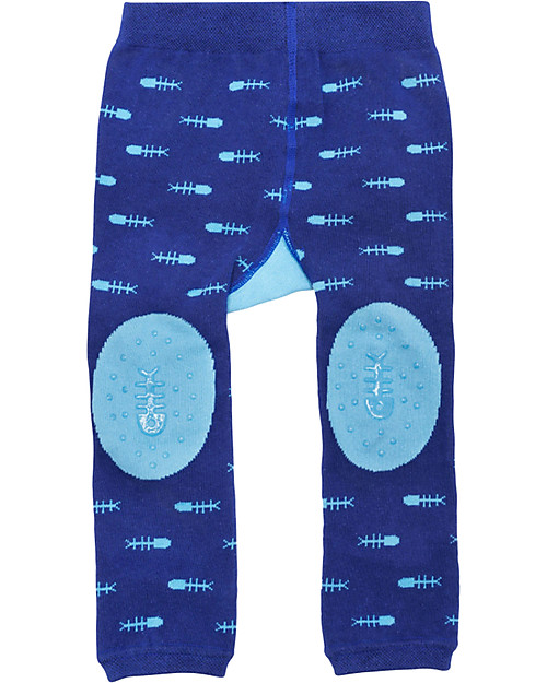 Zoocchini Grip+Easy Anti-slip Leggings & Socks Set - Sherman the Shark Leggings