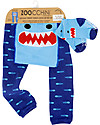Zoocchini Grip+Easy Anti-slip Leggings & Socks Set - Sherman the Shark Leggings