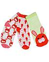 Zoocchini Grip+Easy Antislip Socks 3 Pack - Bella the Bunny Antislip Socks