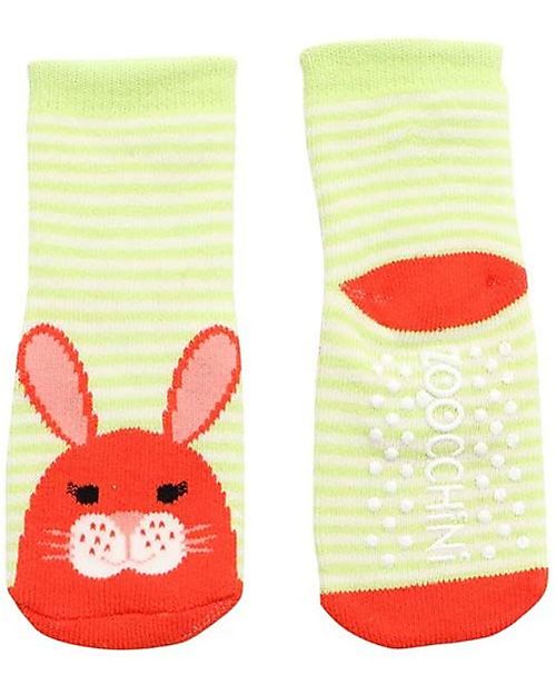 Zoocchini Grip+Easy Antislip Socks 3 Pack - Bella the Bunny Antislip Socks