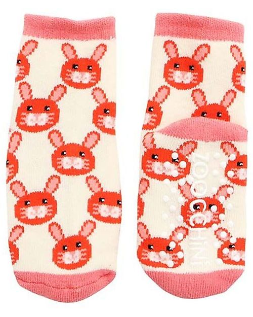 Zoocchini Grip+Easy Antislip Socks 3 Pack - Bella the Bunny Antislip Socks