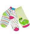 Zoocchini Grip+Easy Antislip Socks 3 Pack - Dai the Dinosaur - 0-24 months Antislip Socks