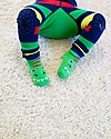 Zoocchini Grip+Easy Antislip Socks 3 Pack - Devin the Dinosaur Antislip Socks