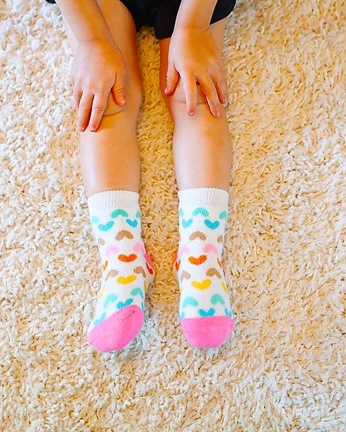 Zoocchini Grip+Easy Antislip Socks 3 Pack - Fiona the Fawn Antislip Socks