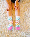 Zoocchini Grip+Easy Antislip Socks 3 Pack - Fiona the Fawn Antislip Socks