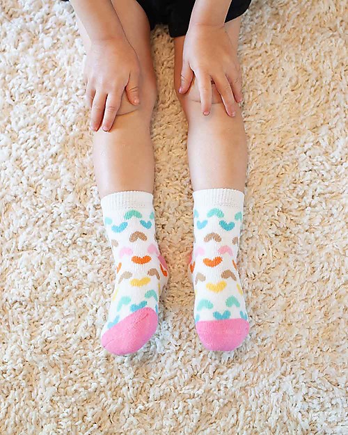 Zoocchini Grip+Easy Antislip Socks 3 Pack - Fiona the Fawn Antislip Socks